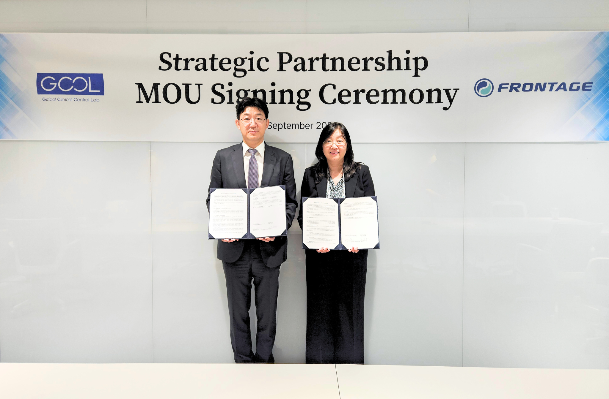 지씨씨엘, Frontage Laboratories와 글로벌 임상시험 시장 공략 위한 MOU 체결